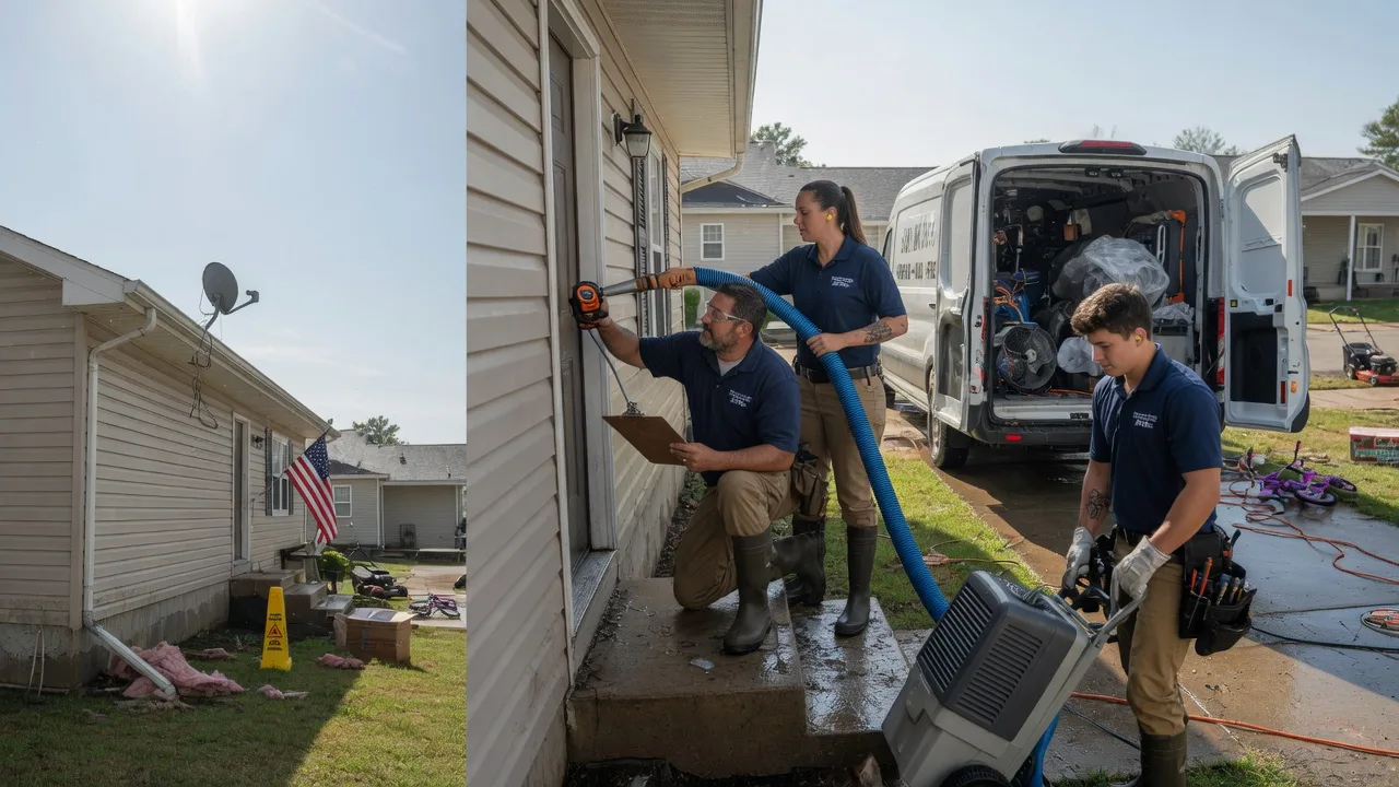 Ceiling Water Damage Restoration in Kirksville, MO near me